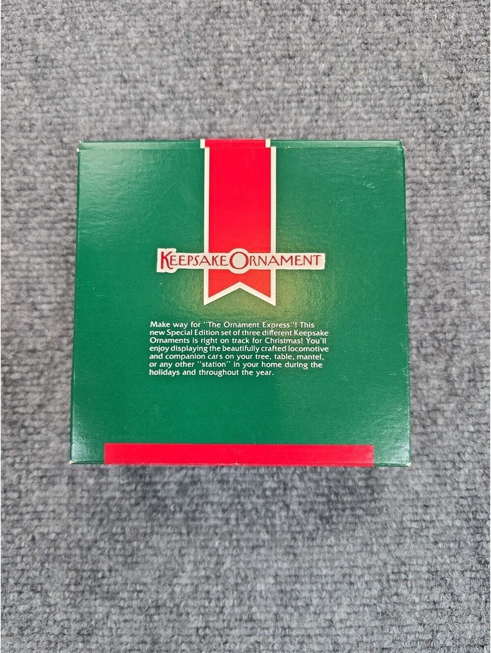 Hallmark 1989 “The Ornament Express” Set of 3 Train Christmas Ornaments in Box - Picture 7 of 7
